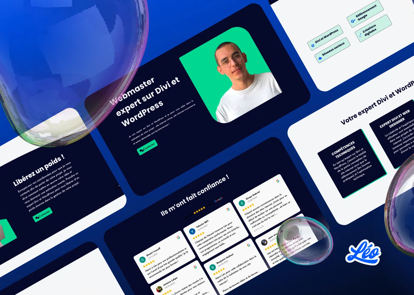 Leo couverture porfolio webmaster