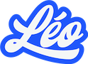 Logo de Leo Molinet de taille adaptée au menu